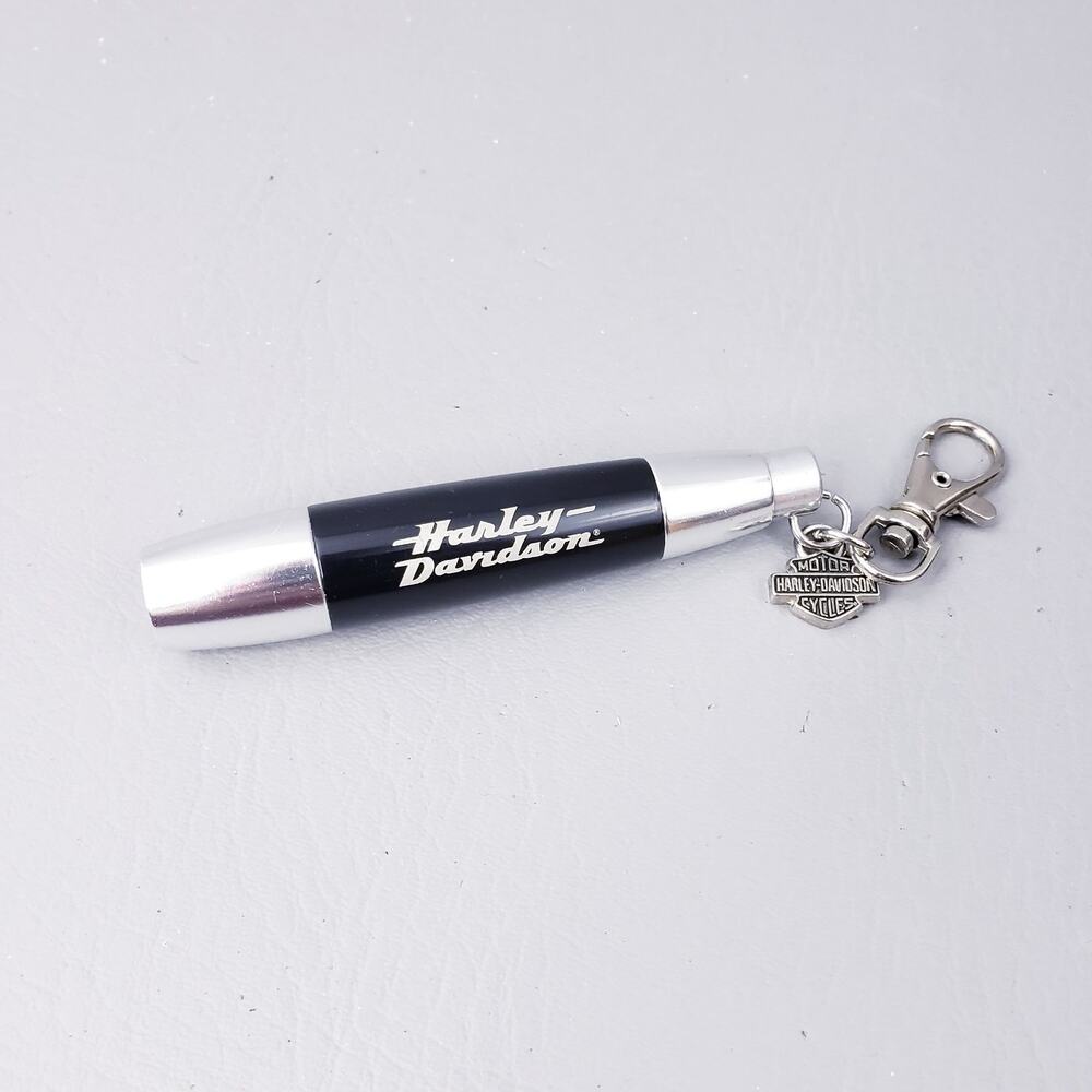 Vintage 1990's Harley Davidson Vintage RAYOVAC Keychain Flashlight Works